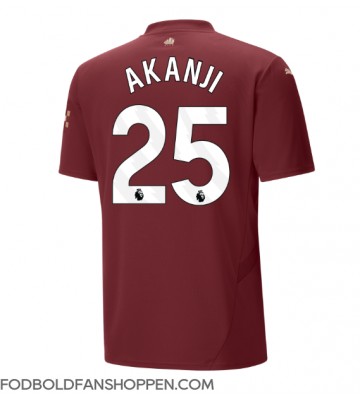 Manchester City Manuel Akanji #25 Tredjetrøje 2024-25 Kortærmet